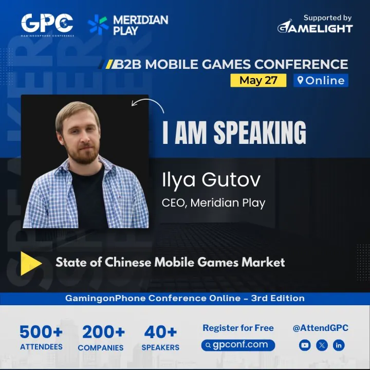 Meridian Play Joins the GamingonPhone Conference